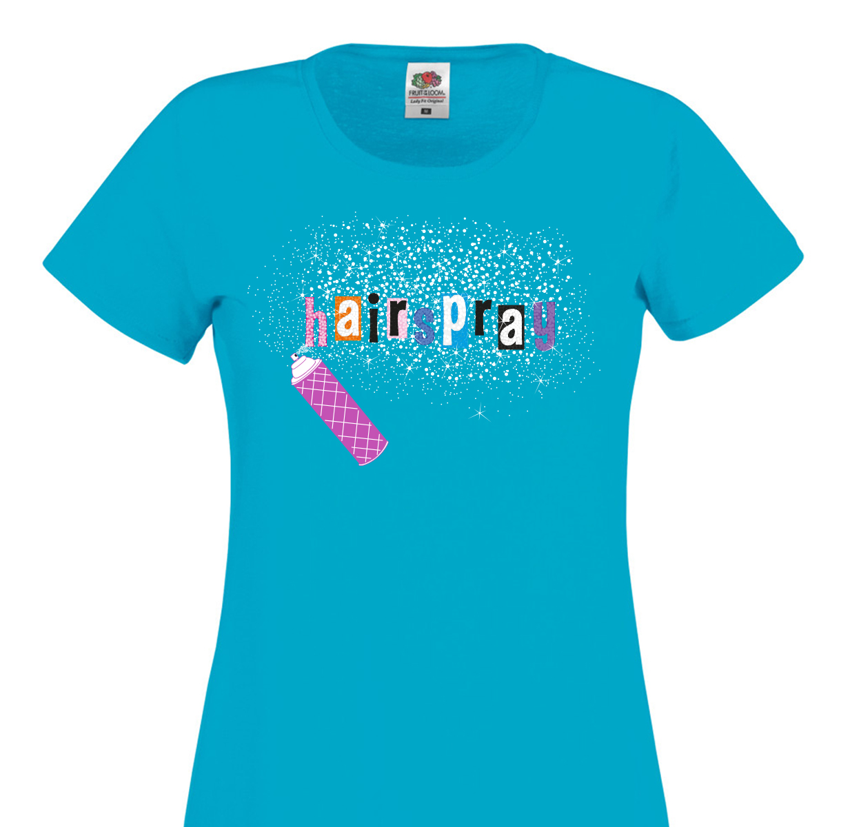 Hairspray Ladies ‘Spray Can’ T-Shirt - Theatre Shop
